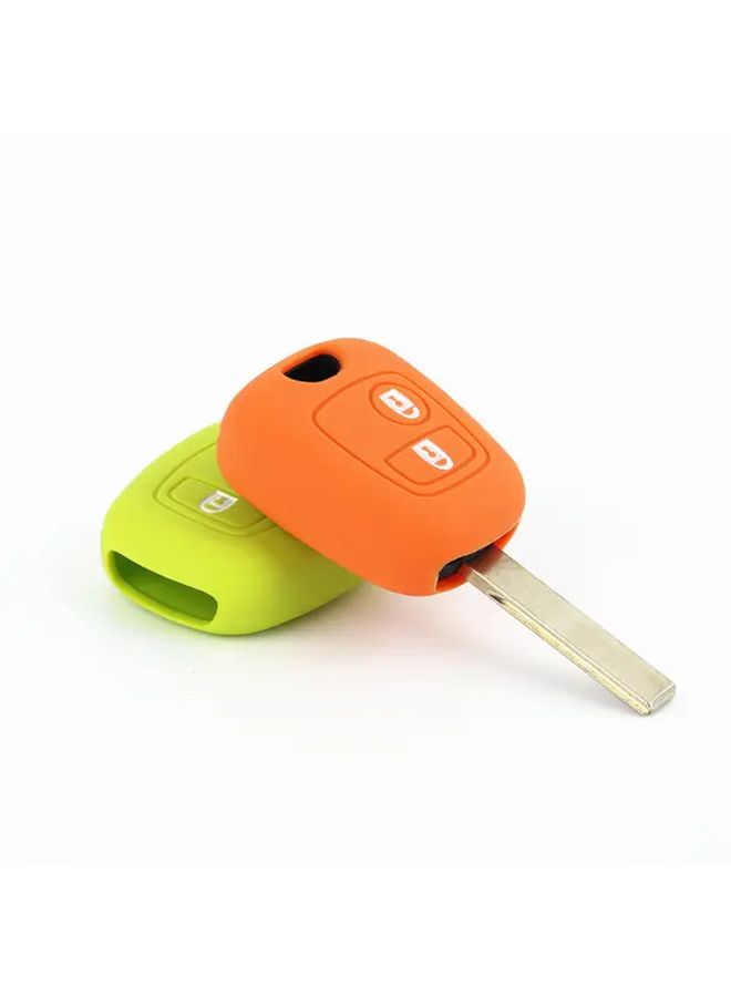 Silicone Key Car Case Protector Cover For Peugeot 107 206 207 307 Citroen C1 C2 C3 C4 Zarra Toyota Aygo Black - Image 3