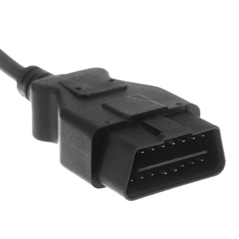 OBD-II 16Pin Male To Female Extension Cable - High-Quality Flexible Durable Cable for OBD-II Engine System Diagnostic Tools with 16 Pin Socket - Image 2