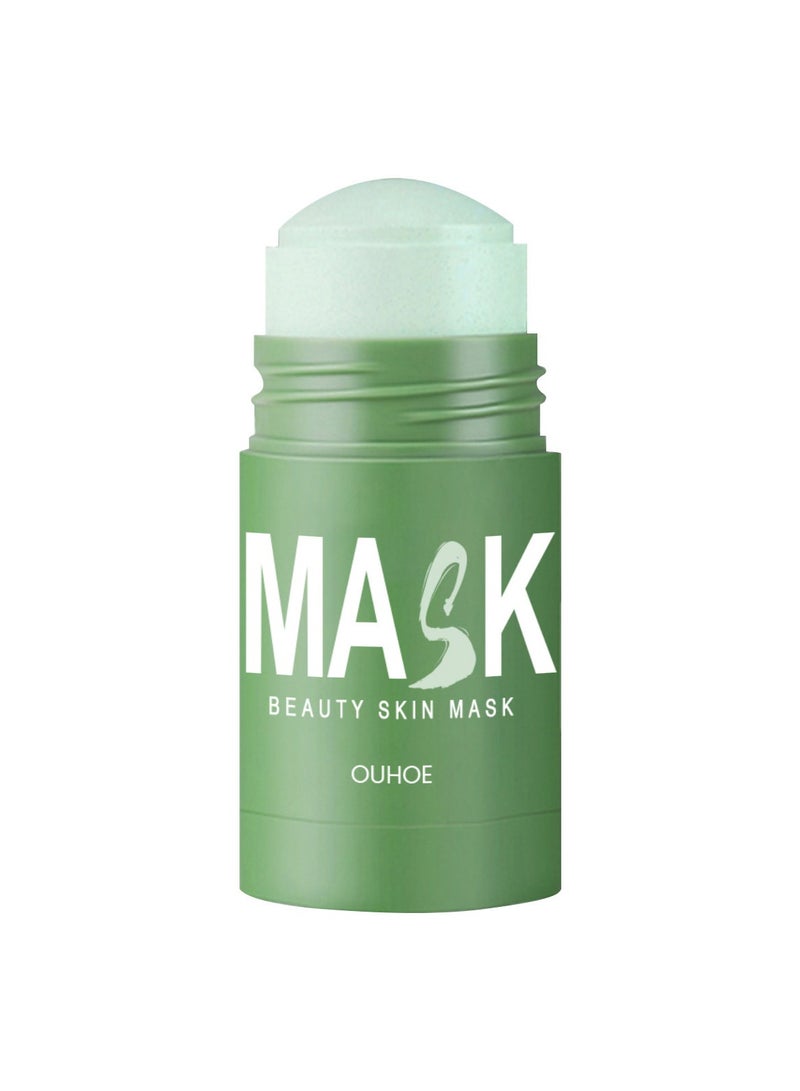OUHOE Green Tea Mask Stick    Blackhead Remover Poreless Deep Cleanse Mask Stick Oil Control Face Mask Skin Detoxifying Face Stick Mask for all Skin Types - Image 1