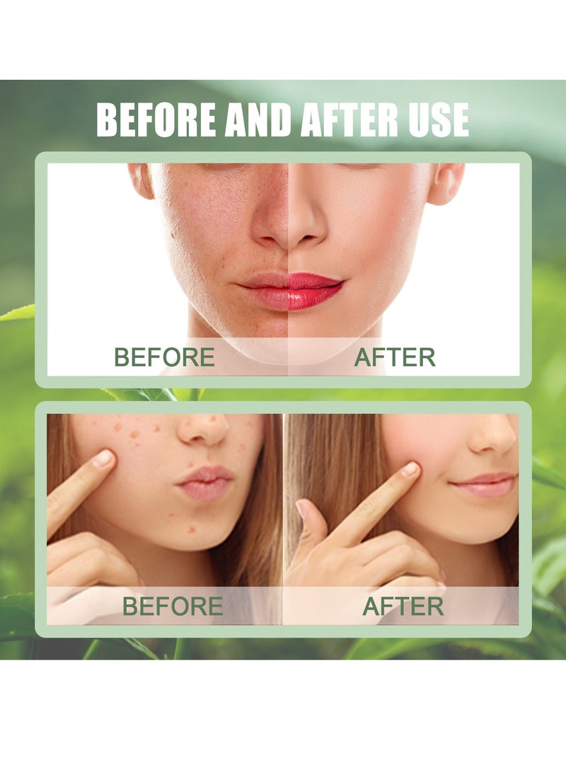 OUHOE Green Tea Mask Stick    Blackhead Remover Poreless Deep Cleanse Mask Stick Oil Control Face Mask Skin Detoxifying Face Stick Mask for all Skin Types - Image 4