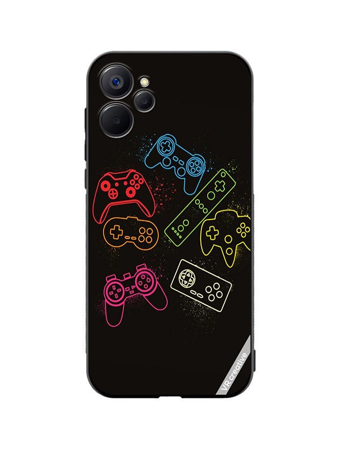 VR CREATIVE Protective Case Cover For Realme 9i 5G Ps5 Remotes Design Multicolour - Image 1