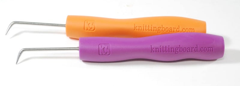 Authentic Knitting Board, Loom Knitting Ergonomic Hook & Tool (2 Pack) - Image 2