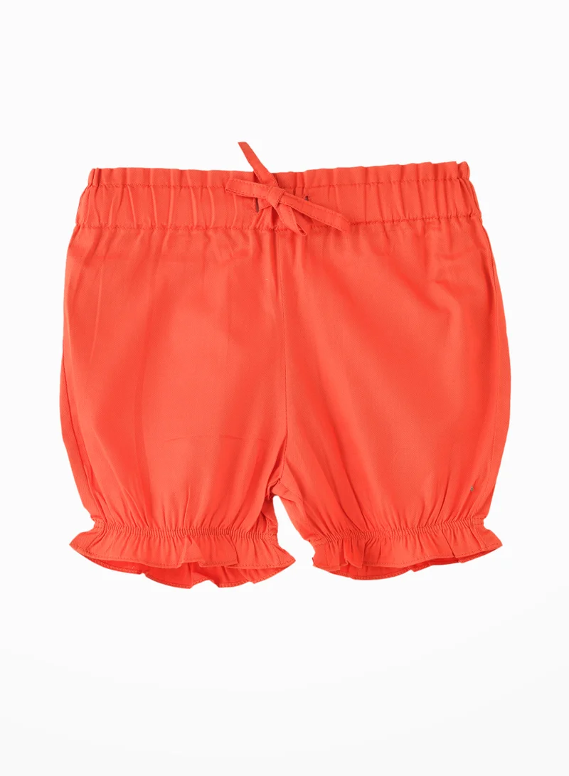 Jelliene Sunshine Sprints: Girls' Soft Cotton Shorts Playful Comfort & Summer Adventures