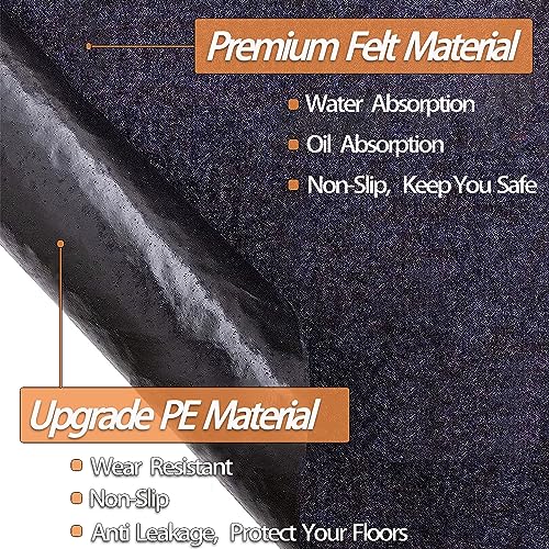 Ahpuhtan 8.2 x 6 FT Outdoor Storage Shed Mat, Waterproof Storage Shed Flooring Mat, Anti-Slip Patio Furniture Floor Scratch Prevention Mat, Dustproof Outdoor Carport Mat… - Image 4