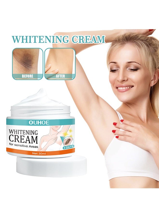 OUHOE Underarm Whitening Cream，Dark Spot Cream，Body Dark Spot Remover，Correcting Dark Spots，Face and Body Skin Bleaching 30ml - Image 1