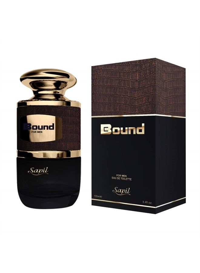 sapil باوند للرجال 100 مل / 3.4 أونصة سائلة | عطر للرجال | عطر حار وودي | طويلة الأمد