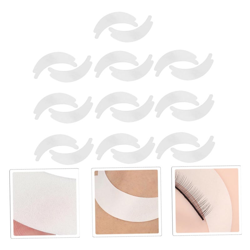 Affordable fast purchase options Baluue 10packs Grafted Eyelash Pads Lightweight Butterfly Eye Patches for Lash Extensions Breathable Design for Comfort Non sticky surface - Image 4