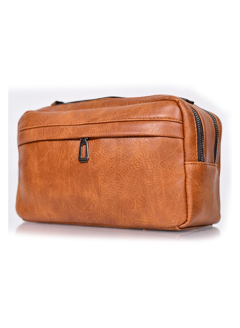 مورانو حقيبة مورانو كلاتش مريحة ومحمولة متعددة الوظائف باللون البني - Image 2