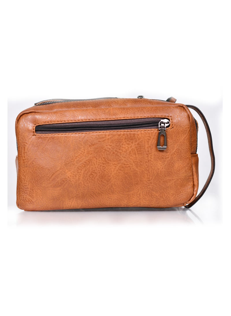 مورانو حقيبة مورانو كلاتش مريحة ومحمولة متعددة الوظائف باللون البني - Image 4