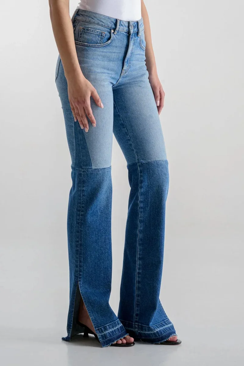 Ag Jeans Cropped Slim-Fit Mid-Wash Jeans