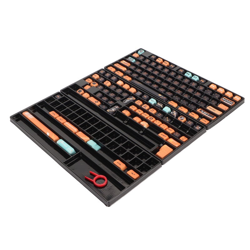141 مفتاحًا PBT Keycaps متين وغير قابل للتوهج بارتفاع XDA - Keycaps مريحة ورمزية لواجهات لوحة المفاتيح الميكانيكية للالعاب والكتابة - Image 5