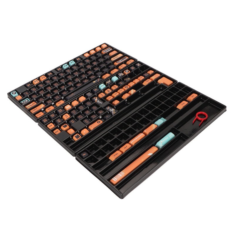 141 مفتاحًا PBT Keycaps متين وغير قابل للتوهج بارتفاع XDA - Keycaps مريحة ورمزية لواجهات لوحة المفاتيح الميكانيكية للالعاب والكتابة - Image 4