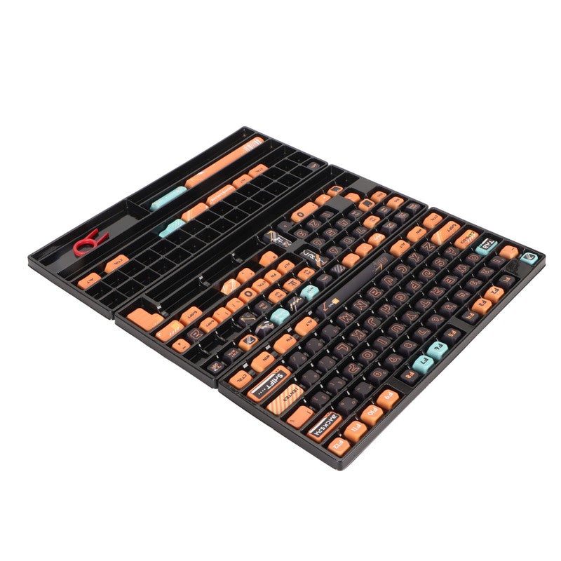 141 مفتاحًا PBT Keycaps متين وغير قابل للتوهج بارتفاع XDA - Keycaps مريحة ورمزية لواجهات لوحة المفاتيح الميكانيكية للالعاب والكتابة - Image 2