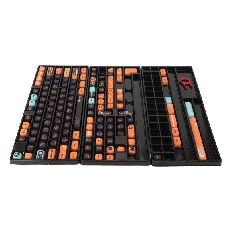 141 مفتاحًا PBT Keycaps متين وغير قابل للتوهج بارتفاع XDA - Keycaps مريحة ورمزية لواجهات لوحة المفاتيح الميكانيكية للالعاب والكتابة - Image 3