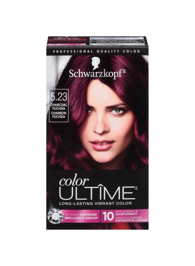 Schwarzkopf Color Ultime Permanent Hair Color Cream 5.23 Charcoal Fuchsia - Image 2