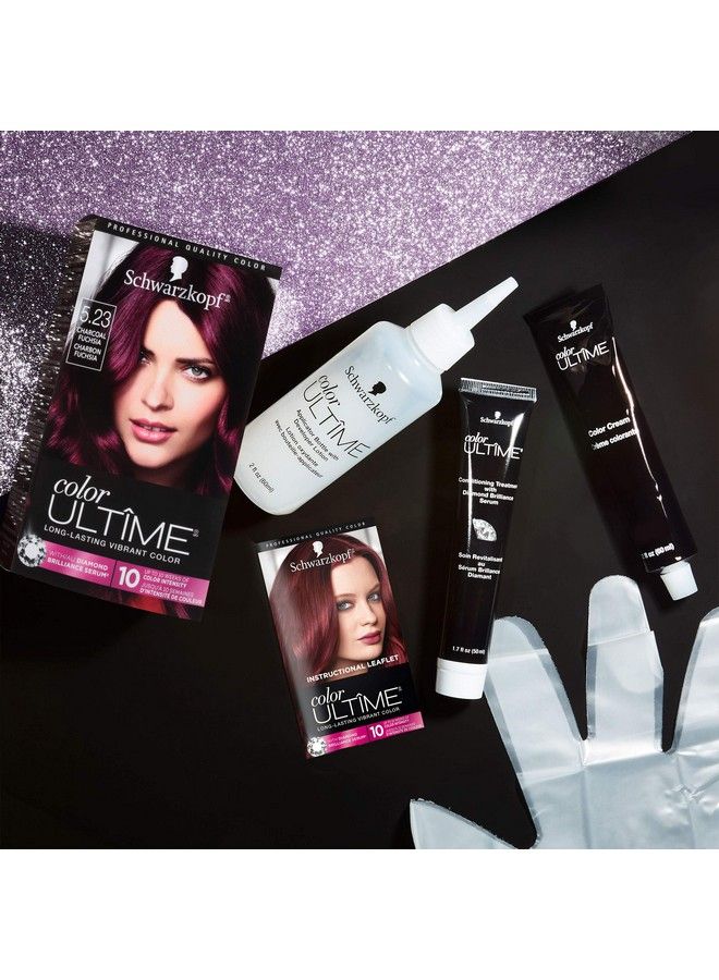 Schwarzkopf Color Ultime Permanent Hair Color Cream 5.23 Charcoal Fuchsia - Image 4