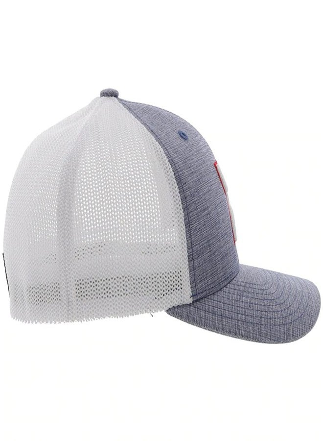 HOOEY Men's Coach Flex Fit Fitted Hat (US, Alpha, Large, X-Large, Denim/White) - Image 5