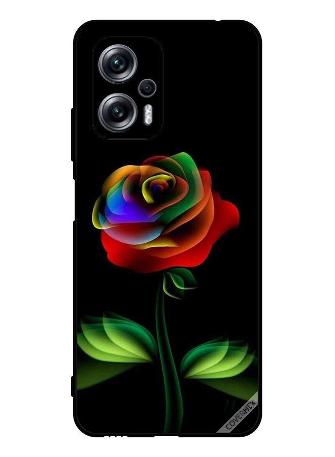 Covernex Protective Case Cover For Xiaomi Redmi Note 11T Pro Rainbow Color Rose - Image 1