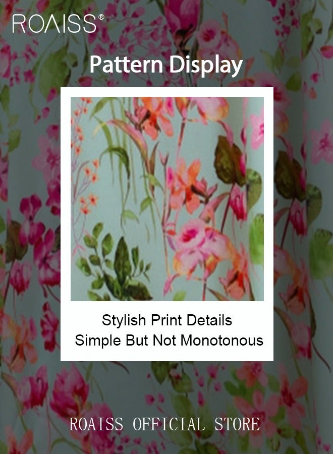 قفطان فستان ماكسي نسائي بأكمام طويلة وفتحة رقبة عل...