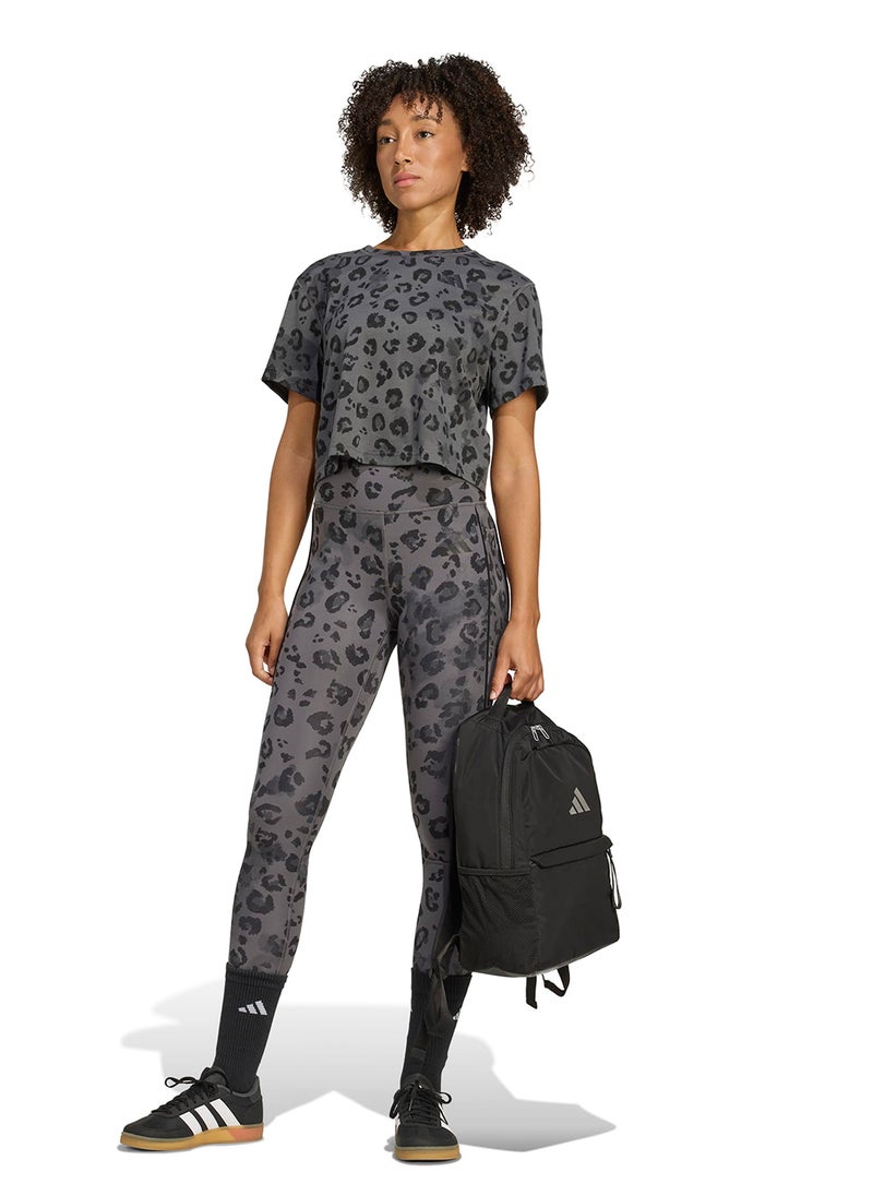 Adidas Optime Essential Printed Leggings  - Image 4