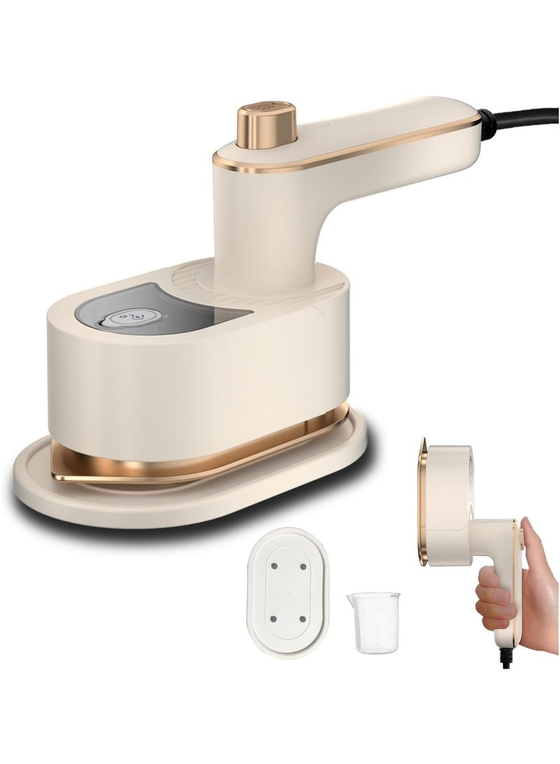 Mini Travel Steamer Iron – 180° Rotatable, Wet & Dry Use  - Image 1