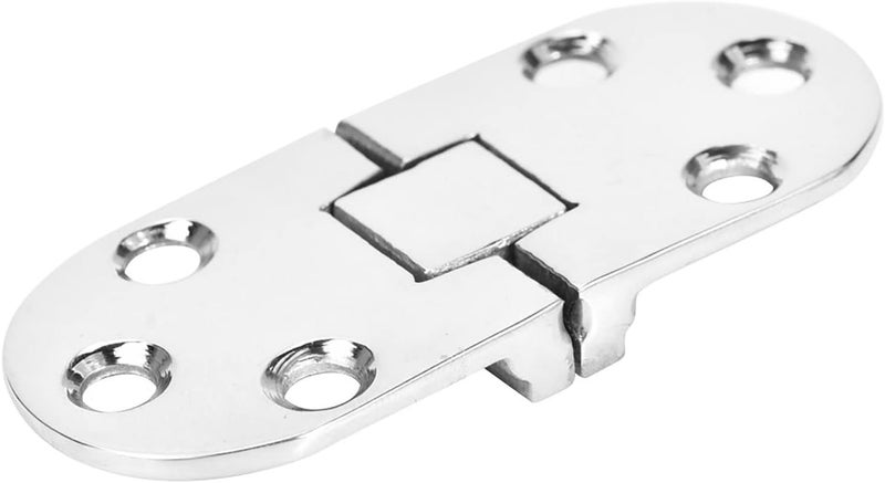 Stainless Steel Hinge, Household Installing Tool, Mirror Polished Folding Hardware, 80x30mm Hinge for Folding Tables with 316 Stainless Steel - Image 1