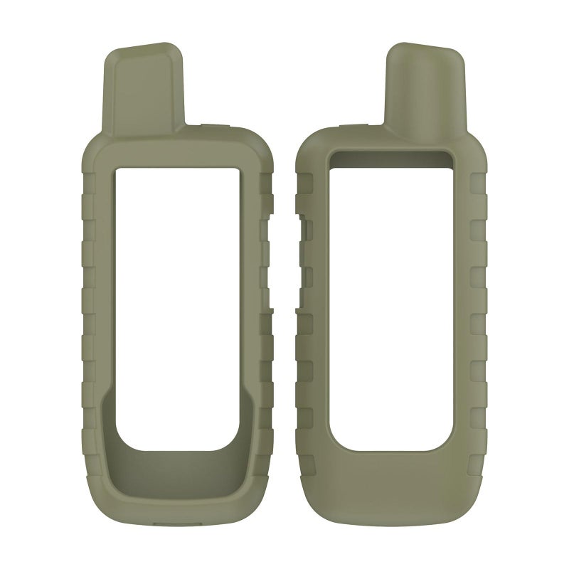 Shock Absorbing Silicone Case For GPSMAP 66i 67i Antifall Protective Cover Fluorescent Green - Image 4