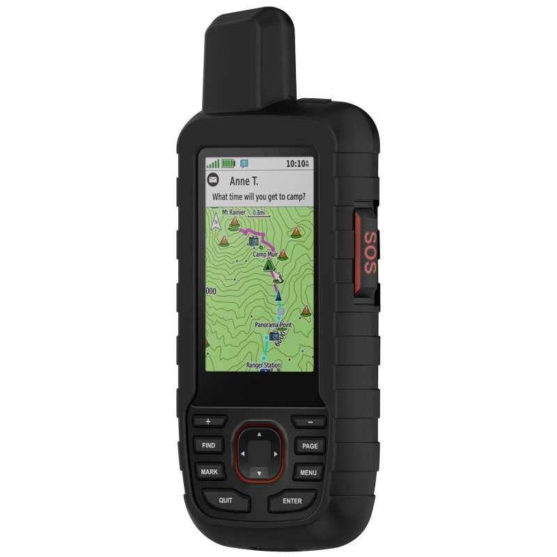 Shock Absorbing Silicone Case For GPSMAP 66i 67i Antifall Protective Cover Fluorescent Green - Image 5