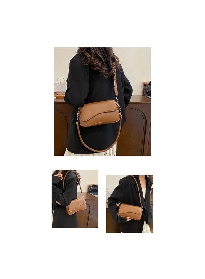SANTORINI Solid Box Crossbody sling bag for women | Ladies sling bag with Detachbale Shoulder & Crossbody Strap | Stylish sling bags for women (Brown) - Image 5