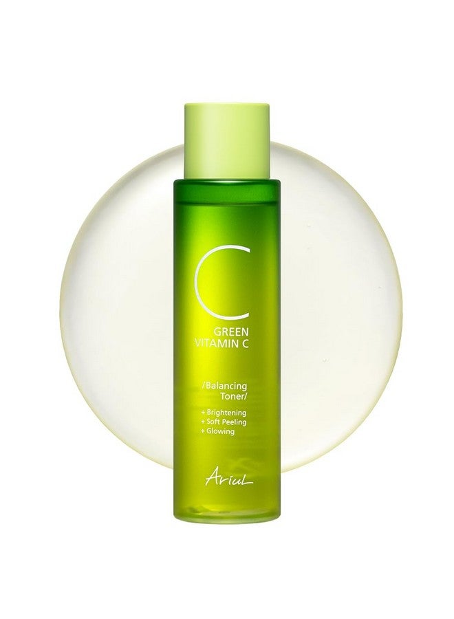 Ariul Green Vitamin C Balancing Toner - Gentle Exfoliation & Skin Balancing with 15% Kakadu-C Complex, PHA 1%, CICA, Vegan Formula, Korean Skin Care, 150ml / 5.07 fl. oz - Image 1