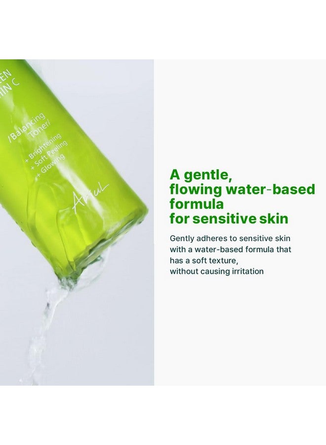 Ariul Green Vitamin C Balancing Toner - Gentle Exfoliation & Skin Balancing with 15% Kakadu-C Complex, PHA 1%, CICA, Vegan Formula, Korean Skin Care, 150ml / 5.07 fl. oz - Image 4