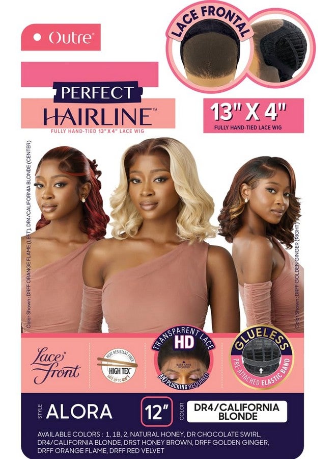 أوتر باروكة أمامية من الدانتيل - خط شعر مثالي 13X4 - ألورا (أسود فاتح 1B) - Image 1