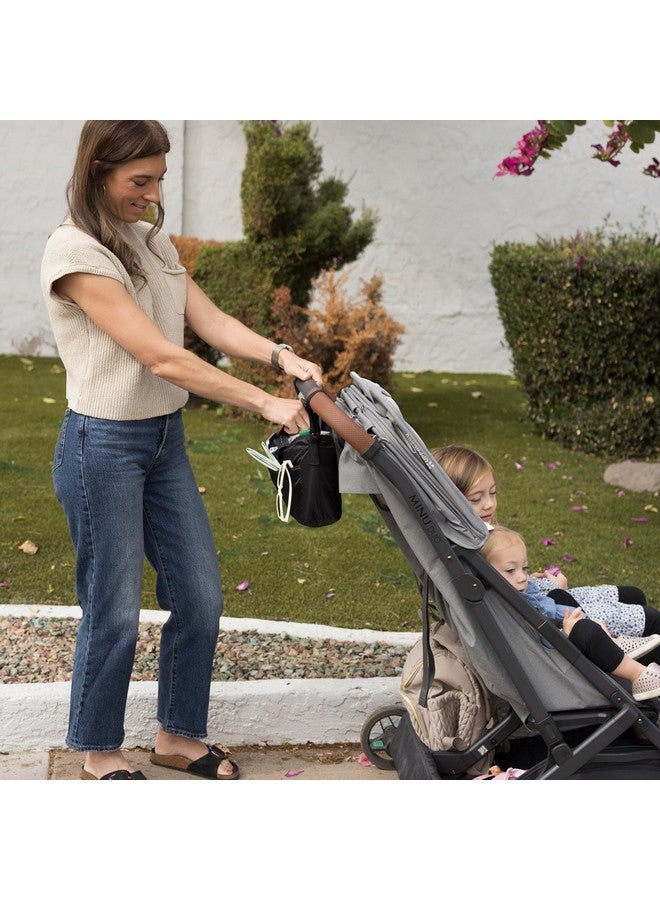 Tiny Twinkle Universal Stroller Organizer with Adjustable Strap - Waterproof Stroller Caddy Fits Baby Jogger, Nuna, Graco, Donna and Bugaboo Strollers（Black） - Image 5