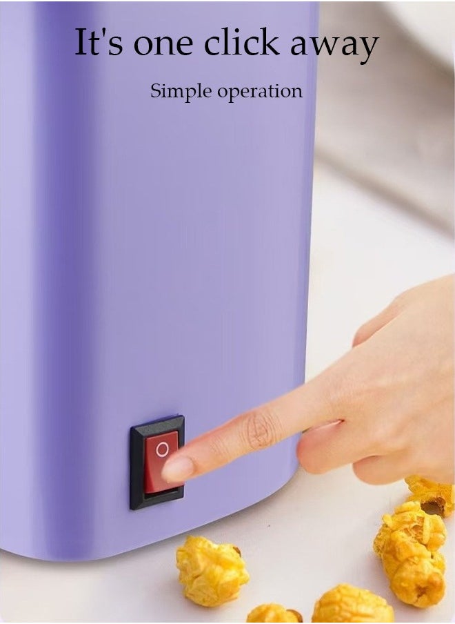 DUNISO Hot air popcorn machine,home mini popcorn machine，children's DIY electric popcorn machine, non stick inner pot, no need for oil and water, suitable for families, cafes, restaurants, and gatherings  - Image 5