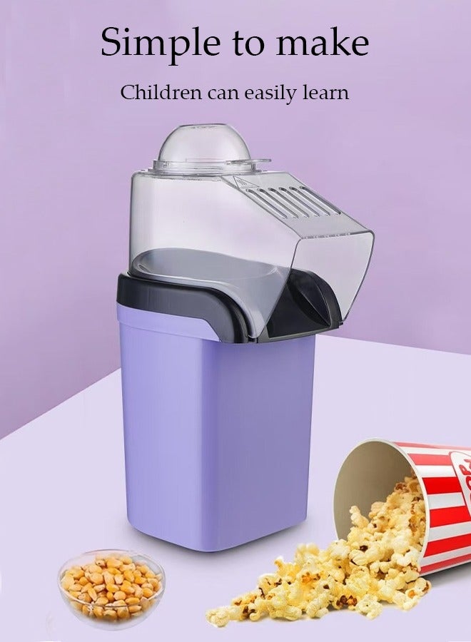 DUNISO آلة فشار هوائية ساخنة، آلة فشار منزلية صغيرة، آلة فشار كهربائية للأطفال، وعاء داخلي غير لاصق، لا حاجة للزيت والماء، مناسبة للعائلات والمقاهي والمطاعم والتجمعات - Image 5