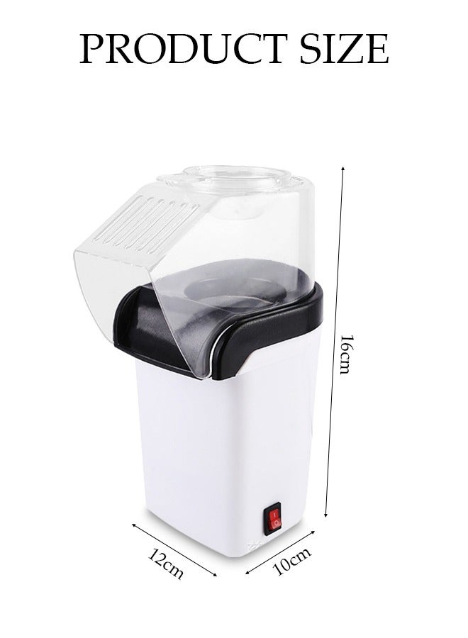 DUNISO آلة فشار هوائية ساخنة، آلة فشار منزلية صغيرة، آلة فشار كهربائية للأطفال، وعاء داخلي غير لاصق، لا حاجة للزيت والماء، مناسبة للعائلات والمقاهي والمطاعم والتجمعات - Image 3