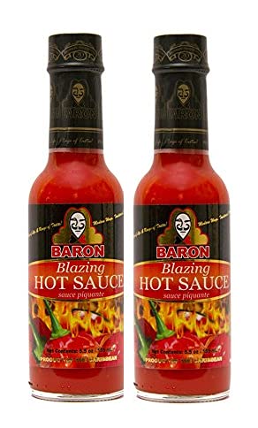 BARON BLAZING HOT SAUCE 5 OZ 2pk - Image 1