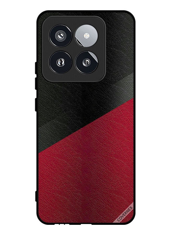Covernex Protective Case Cover For Xiaomi 14 Pro Leather Pattern - Image 1