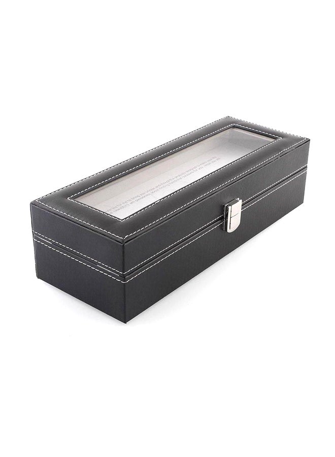 unisex 6-Grid Watch Display Storage Box - Image 2