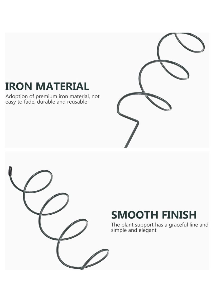 SYOSI - 6pcs Plant Support Stake Kit Spiral Cages Climbing Tower Metal Garden Supports Frame for Tomato Rose Vine for Indoor and Outdoor Potted - Image 1