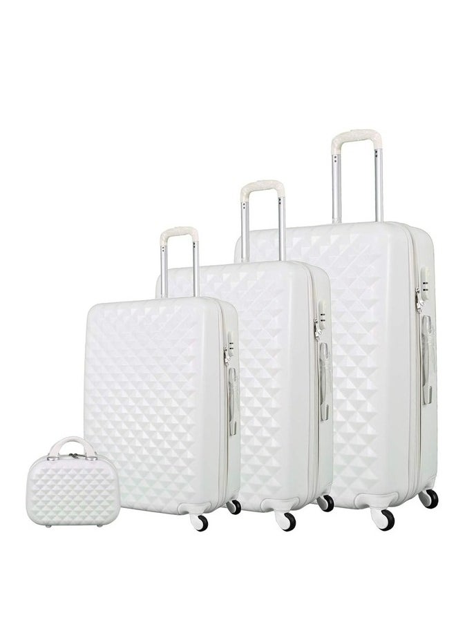 Generic - MOTONO 4Pcs Travel Luggage Sets, Suitcase Set with Spinner Wheels, Lightweight Travel Bags, Hard Shell Trolley with Beauty Case - Image 1