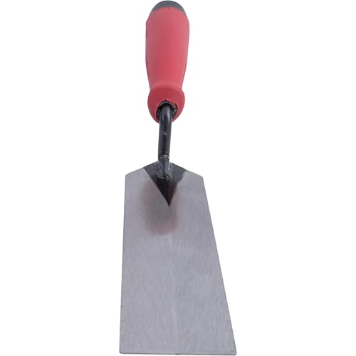 MARSHALLTOWN QLT by Marshalltown Masonry Margin Trowel, 8 Inch by 2 Inch, Red Soft Grip Handle, MTSG82 - Image 5