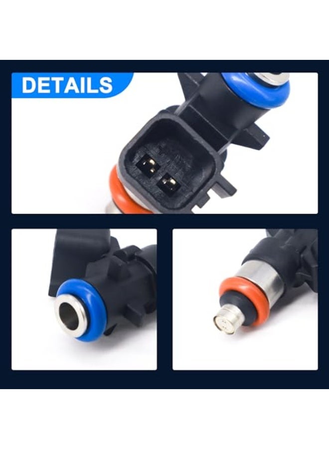 HiSport Fuel Injector 0280158233 5184085AD 6 PCS Compatible with Jeep Dodge RAM 2011-2019 3.6L - Image 4