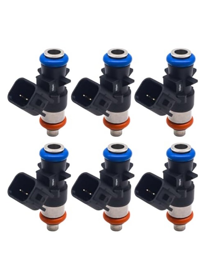 HiSport Fuel Injector 0280158233 5184085AD 6 PCS Compatible with Jeep Dodge RAM 2011-2019 3.6L - Image 1
