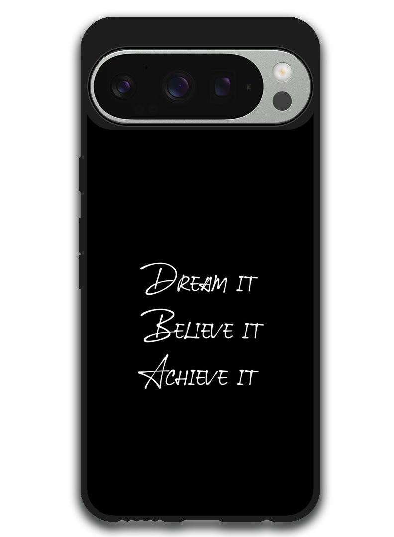 Theodor Protective Case Anti Scratch Shock Proof Bumper Cover For Google Pixel 9 Pro Dream it - Image 1