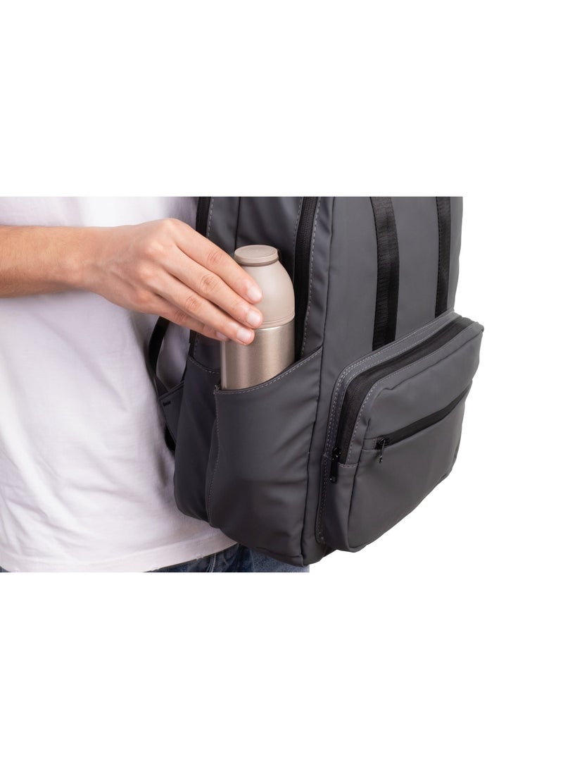 Ar supply AR Summit Backpack by Arij Bags | Laptop Backpack, Water-Resistant, Padded Laptop Compartment, Multiple Pockets, Travel and Daily Use (42 × 30 × 14 cm) (Grey) - Image 5
