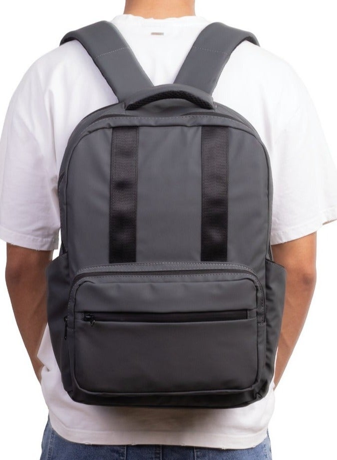 Ar supply AR Summit Backpack by Arij Bags | Laptop Backpack, Water-Resistant, Padded Laptop Compartment, Multiple Pockets, Travel and Daily Use (42 × 30 × 14 cm) (Grey) - Image 1
