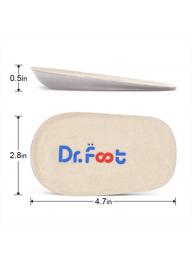 Height Increase Insoles, Heel Cushion Inserts, Heel Lift Inserts for Leg Length Discrepancies (Large (0.5" Height))