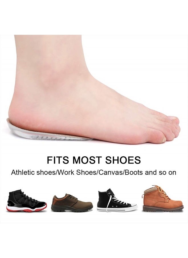 Dr.Foot Height Increase Insoles, Heel Cushion Inserts, Heel Lift Inserts for Leg Length Discrepancies (Large (0.5" Height))  - Image 2