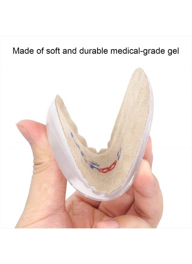 Dr.Foot Height Increase Insoles, Heel Cushion Inserts, Heel Lift Inserts for Leg Length Discrepancies (Large (0.5" Height))  - Image 4